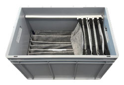 Transport und Kommissionierverpackung aus Nonwoven-Material